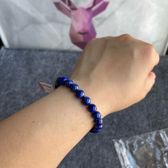 Lapis lazule beaded bracelet - Picture 4 of 6